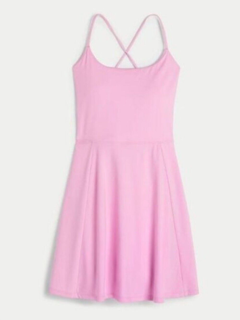 Gilly Hicks Hollister Energize Active Skater Dress Built-in shorts pink xs NWT